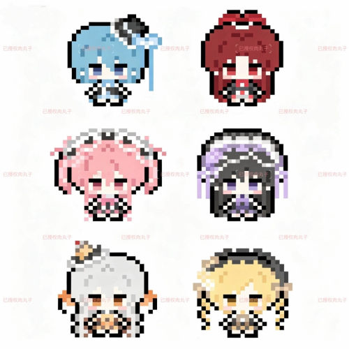 魔法少女小圆15周年拼豆挂饰
