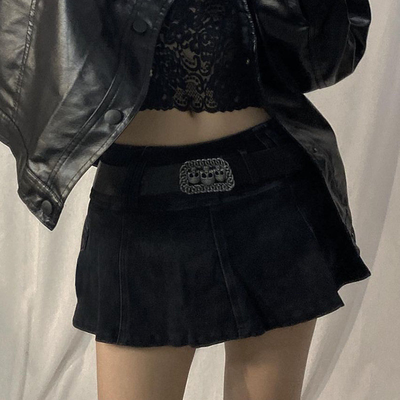 lid color low waist hot girl denim skirt pants秋百搭半身裙子|ruв категории Женская одежда, юбка - от Buy2taobao.com для оказания профессиональной услуги покупки агента Taobao