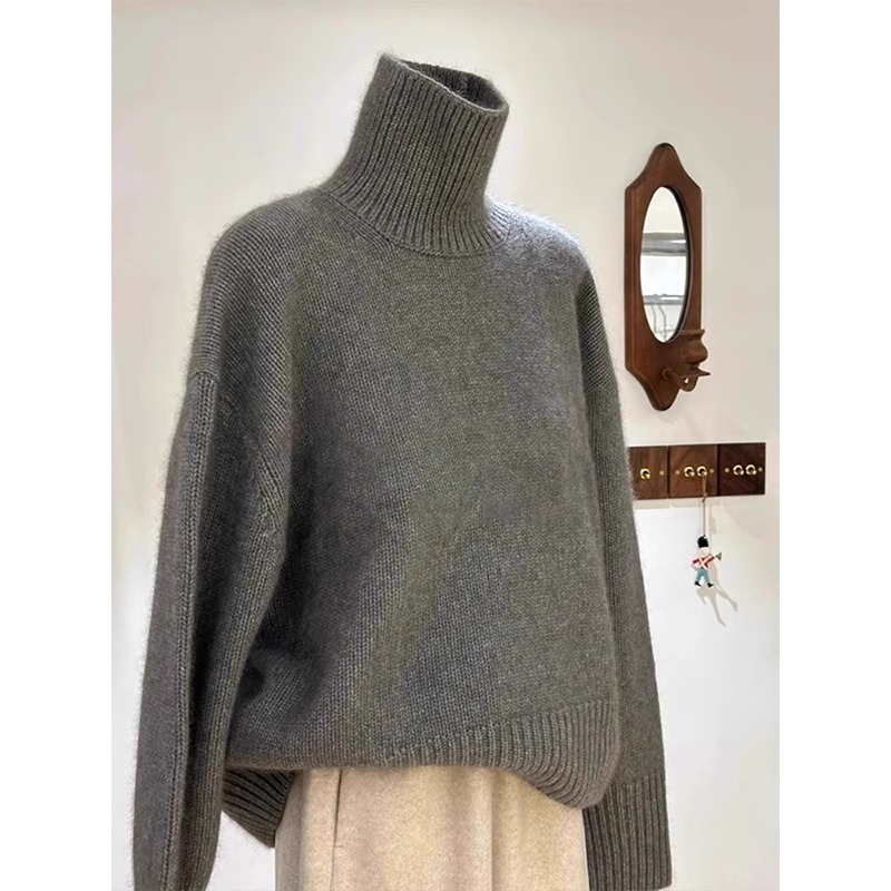 晶巴茵高领通勤宽松型其他