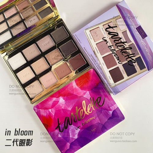 现货Tarte12色眼影盘珠光