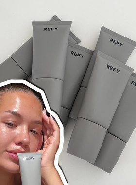 现货 Refy PRIMER 烟酰胺精华妆前乳面霜 滋润保湿带面部滚轮
