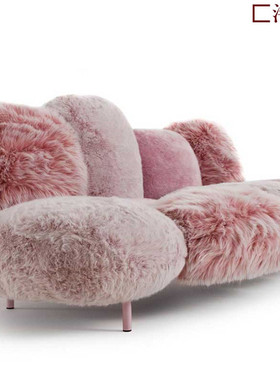 直供设计师Cipria布艺沙发北欧云朵创意小户型整装售楼处沙发新款
