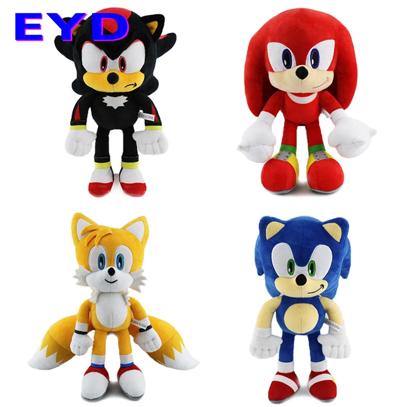 新款超音鼠sonic超级索尼克毛绒公仔塔尔斯纳克刺猬玩偶玩具