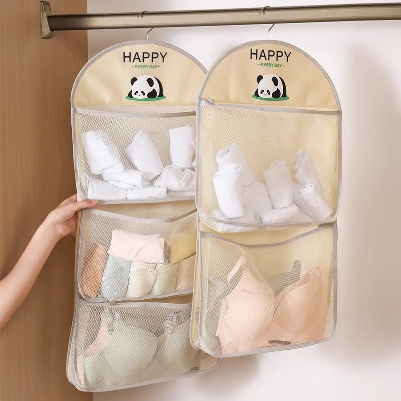 袜子内衣内裤收纳神器宿舍衣柜挂袋悬挂式网兜床头床边整理置物袋,收纳整理,收纳挂袋,淘宝优惠券,粉丝福利购,淘宝优惠卷
