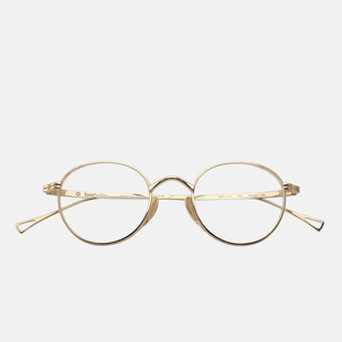 正品Kame ManNen万年龟日本圆框手工眼镜男女可配近视眼镜KMN-113