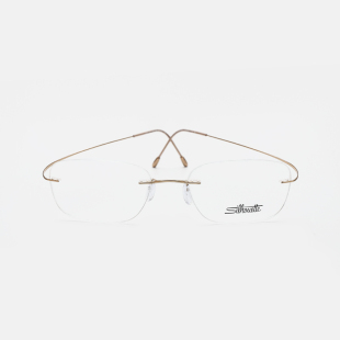 Silhouette诗乐眼镜架男款 无框眼镜超轻眼镜框钛架配近视镜架5515