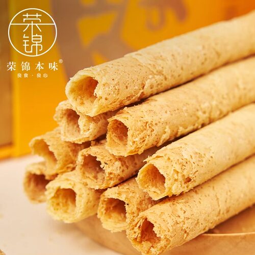 荣锦本味盒装糕点饼干鸡蛋卷酥脆