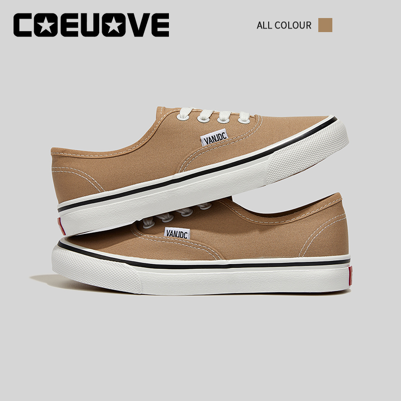 COEUOVE帆布鞋款安纳海姆咖啡色