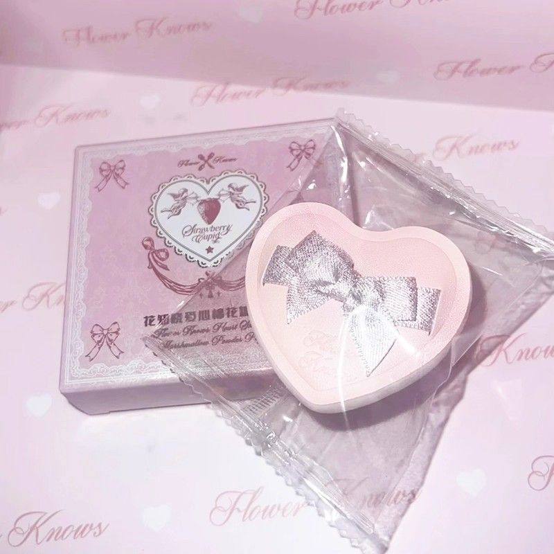 花知晓草莓丘比特爱心腮红气垫粉扑可爱棉花糖粉扑独立包装清仓,彩妆/香水/美妆工具,美妆蛋/扑/海绵,淘宝优惠券,粉丝福利购,淘宝优惠卷