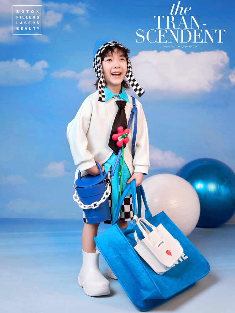 儿童摄影服装道具影楼潮拍3岁4岁小童儿童孩子拍照写真艺术照潮童