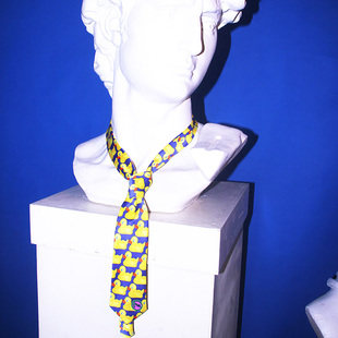 领带 趣味印花小黄鸭彩色地图有细节亮点酷酷 NOPMOB 2018夏季