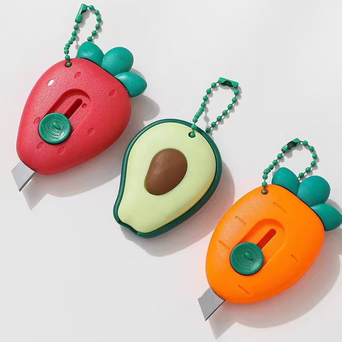 创意开箱小刀拆快递高颜值钥匙扣可爱学生快递美工刀拆信刀开箱刀