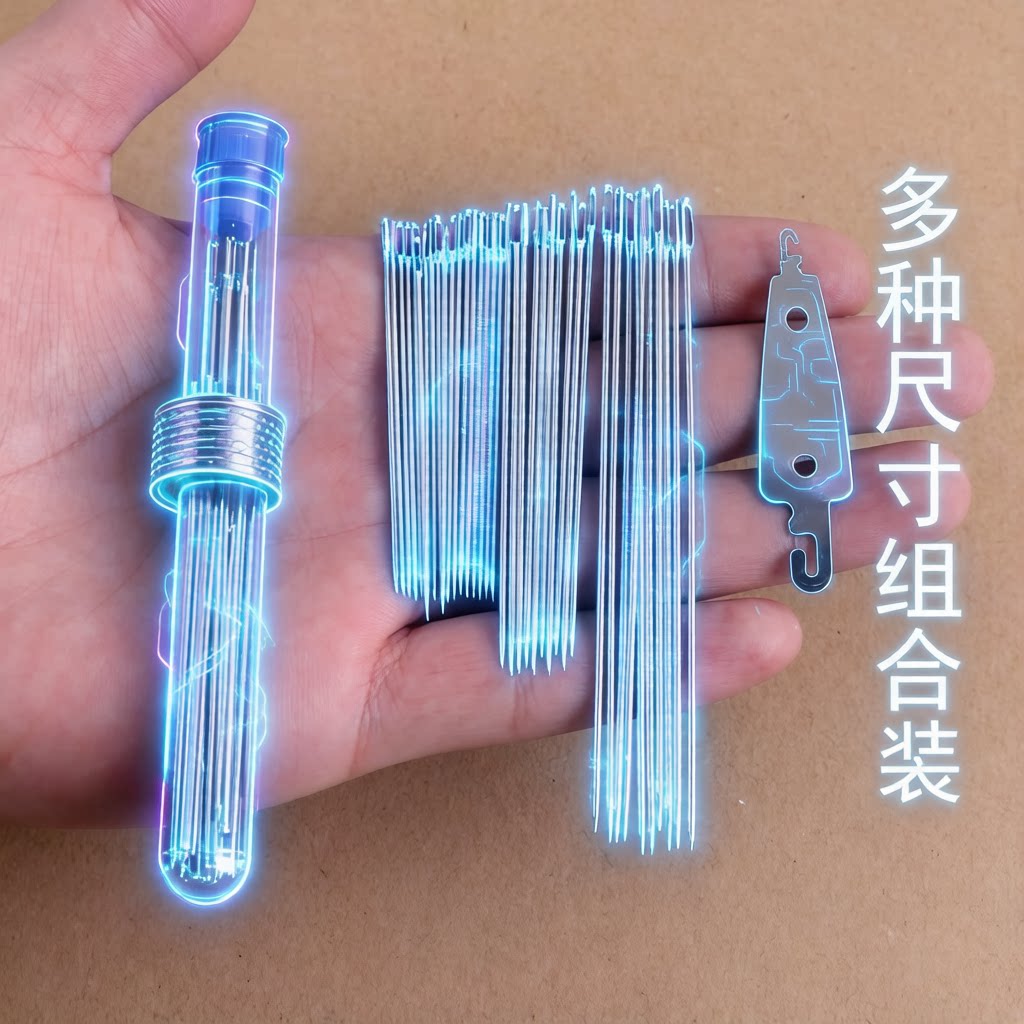 手缝针大眼针尖头钢针老人缝被