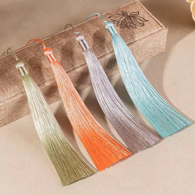 12厘米长冰丝流苏穗子diy发簪挂坠服装辅料搭配饰品吊坠古风挂饰