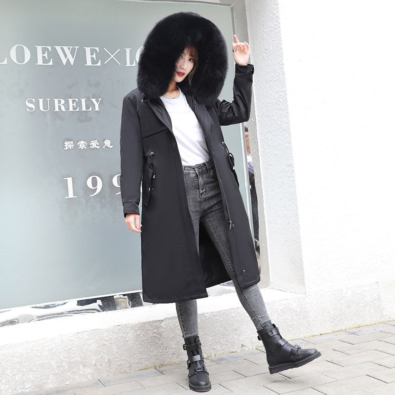 Overcoming women 2020 new pattern Fox Rabbit hair Real gross Internal bile Genuine Removable Mid length version leather and fur overcoatin the Women's clothing/Boutique , Fur  category - from Buy2taobao.com to provide professional Taobao agent buy service