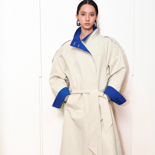 ENK SH 拼色挺括风衣外套 两色