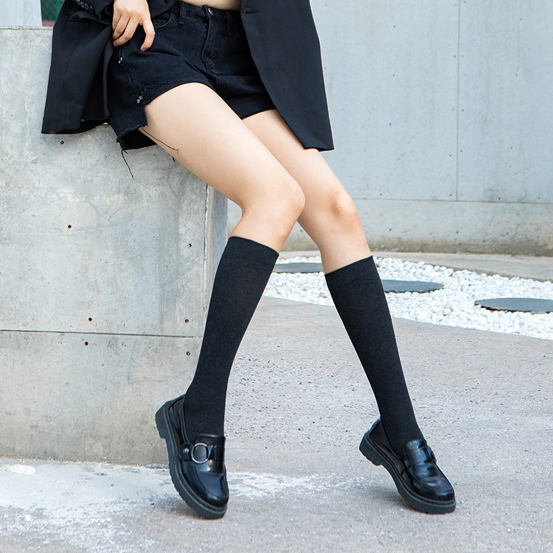 laseta春秋中筒袜子女日系街头学院风JK半截小腿袜长筒袜高筒过膝在类目 女士内衣/男士内衣/家居服, 短袜/打底袜/丝袜/美腿袜中 - 来自Buy2taobao.com提供专业的淘宝代购服务