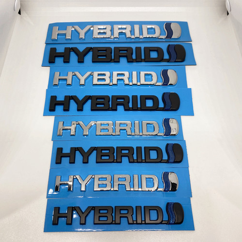 适用丰田赛那陆放汉兰达混合动力车尾标志 叶子板侧标 HYBRID车标