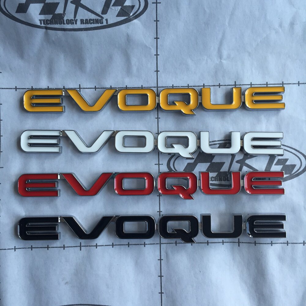 纯金属 路虎揽胜极光车标 EV汽车车标