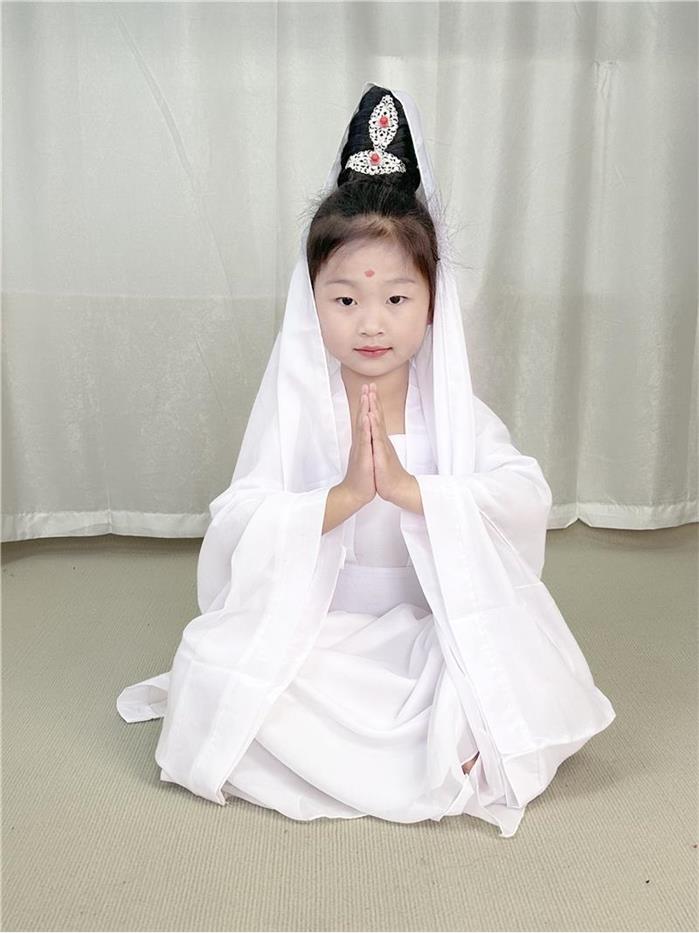 如来佛祖观音服装儿童西游记道具全套舞台戏服观世音菩萨表演出服