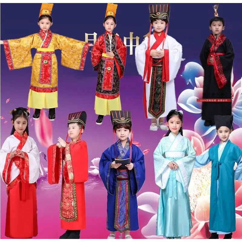 儿童古装完璧归赵服扁鹊治病
