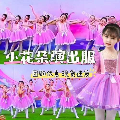 小花朵演出服公主的梦表