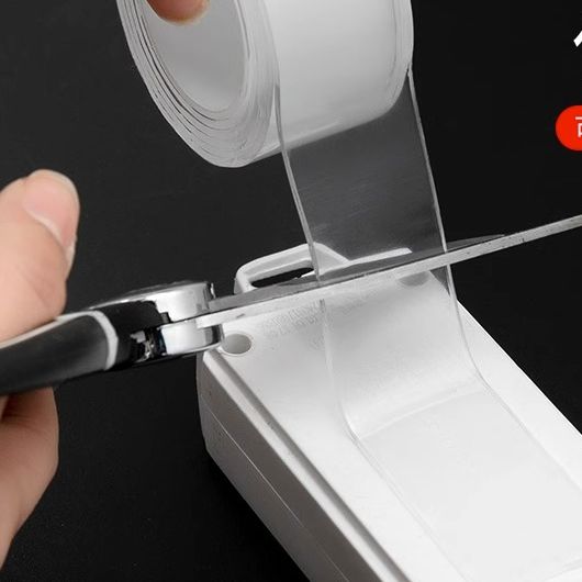 纳米双面胶透明高粘度强力固定墙面插排防水耐高温加厚魔力胶无痕