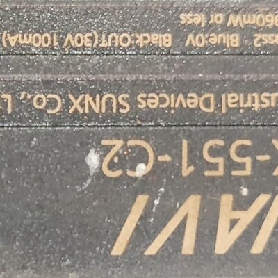 NAVI光纤放大器 型号FX-551-C2。