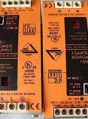 IFM AC1216 易福门AS-i电源模块 拆机功能包好