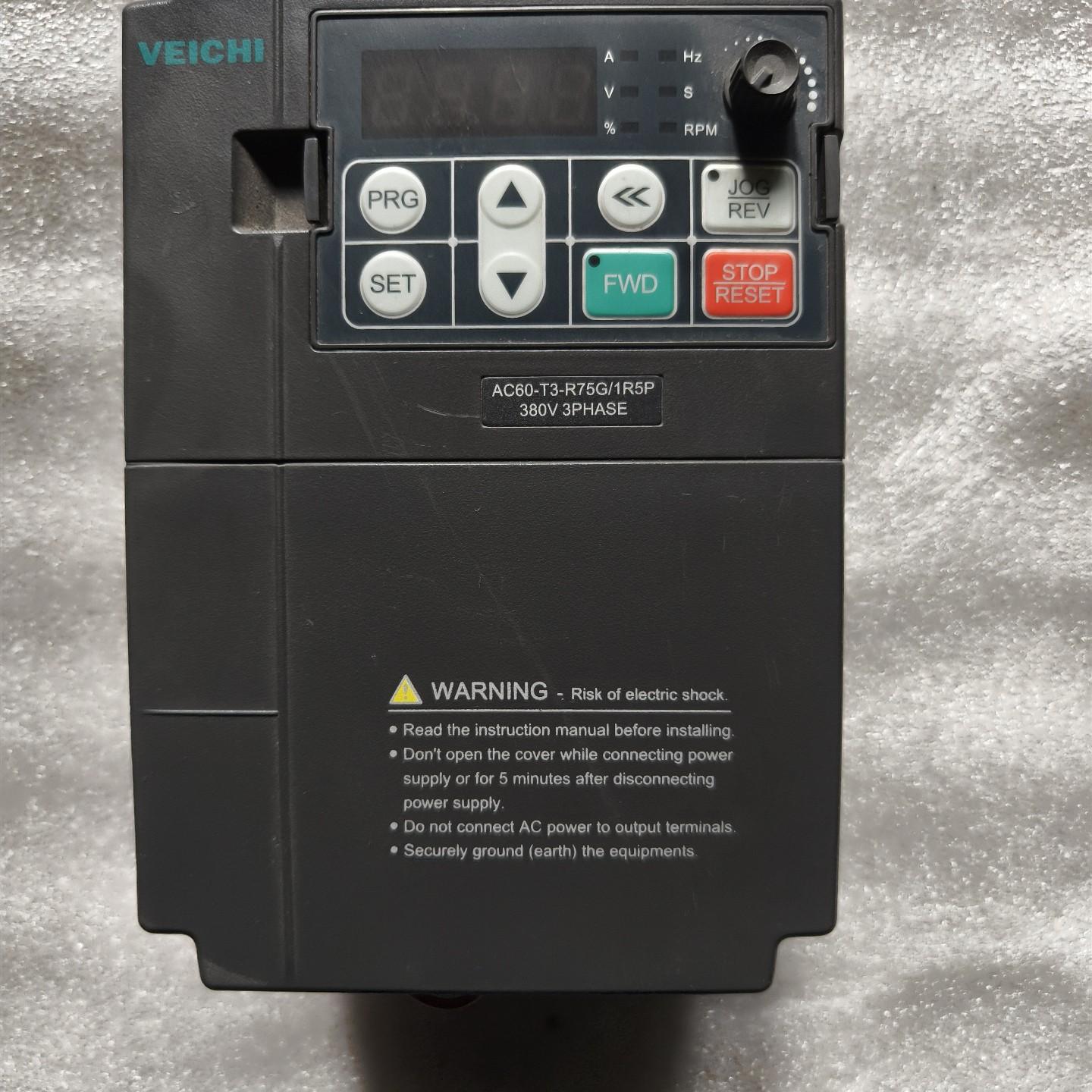 伟创变频器AC60-T3-R75G/1R5P 380V三相