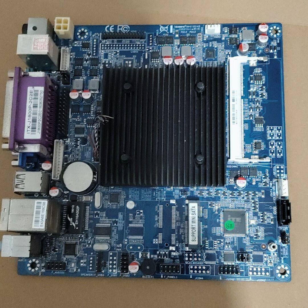 ITX-J1800P-2C2E主板 支持J1800处理器。支
