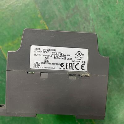 台达PLC可编程控制器 DVP24EC00R3 功能完好 质