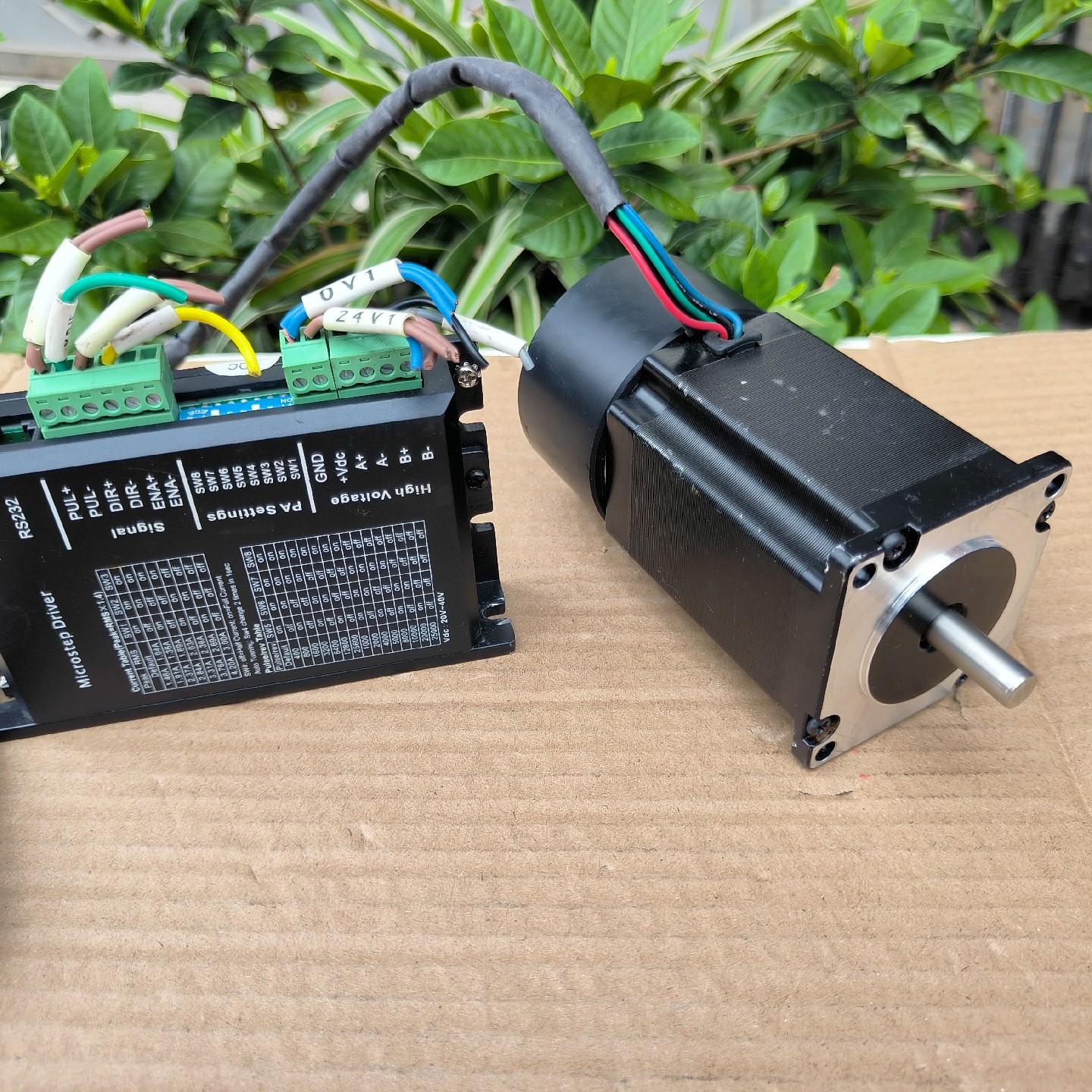 57步进电机带刹车套装 2MSD403X-1驱动器+57-7