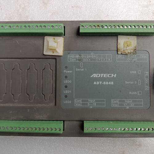 众为兴控制器 型号：ADT-8848    拆机 通电如图