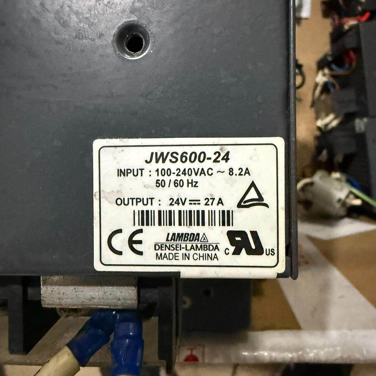 LAMBDA JWS600-24 24V 27A开关电源 J