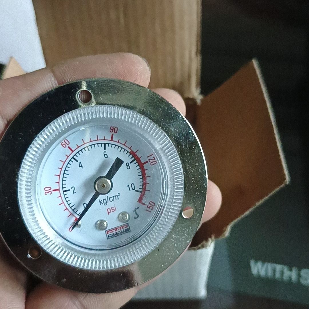 天川Y-40轴向带边压力表有边压力表液压表压力仪表气压表