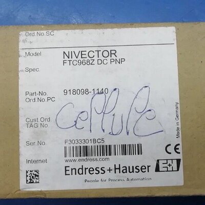 E+H恩德斯豪斯 NIVECTOR FTC968Z DC P