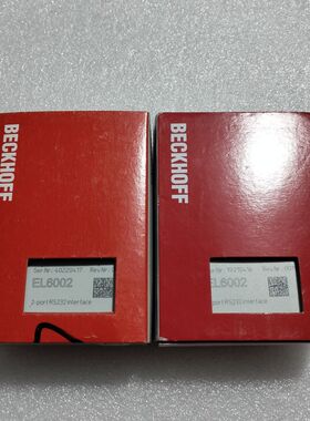BECKHOFF倍福EL6002 RS232接口模块 未