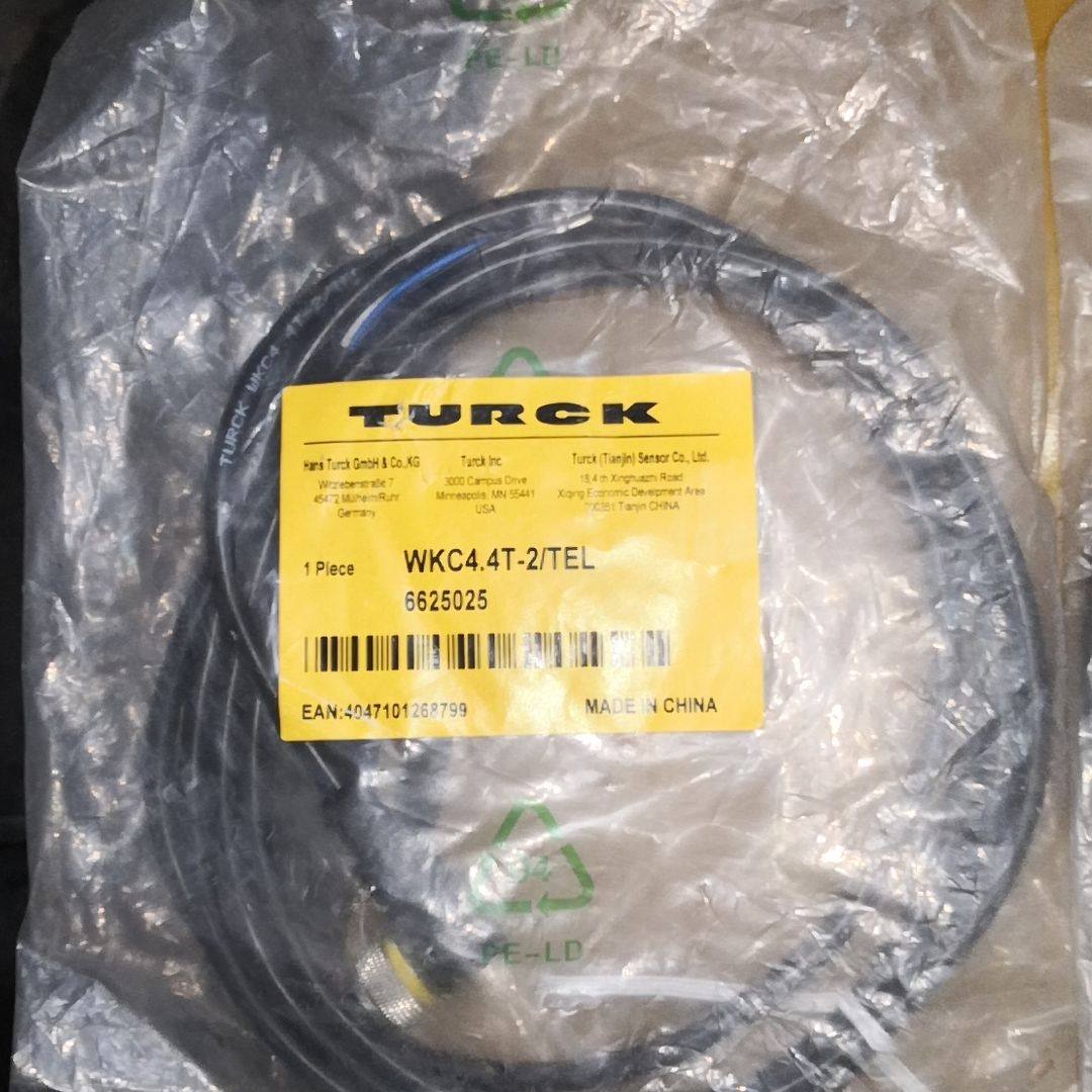 图尔克传感器连接线 WKC4.4T-2/TEL就3根打包出1