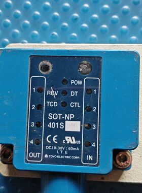 日本东洋TOYO传感器SOT-NP 401S。工作原理是光学