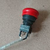 红色按钮 急停开关A165E 带RESET复位标