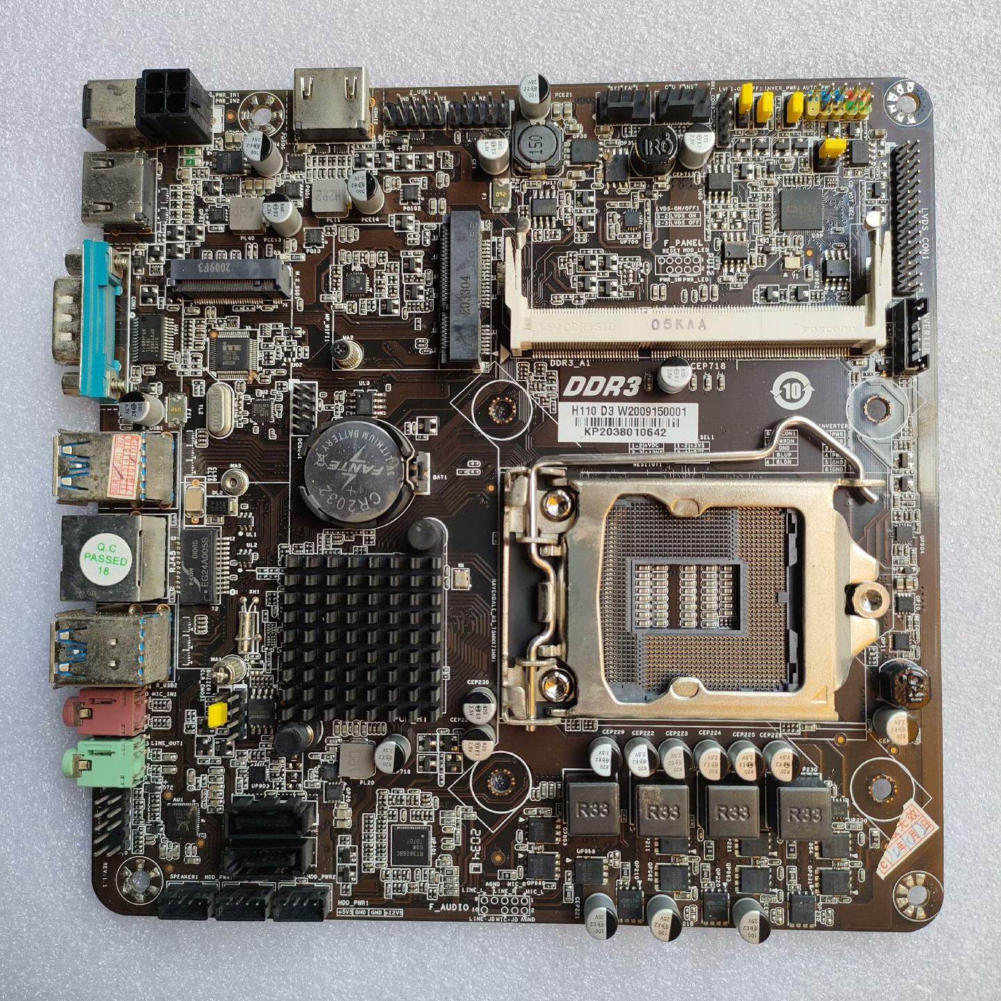 H110 D3一体机H110主板