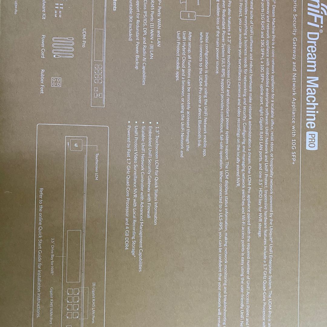 UBNT优倍快UniFi万兆网管路由器交换机UDM-Pro一