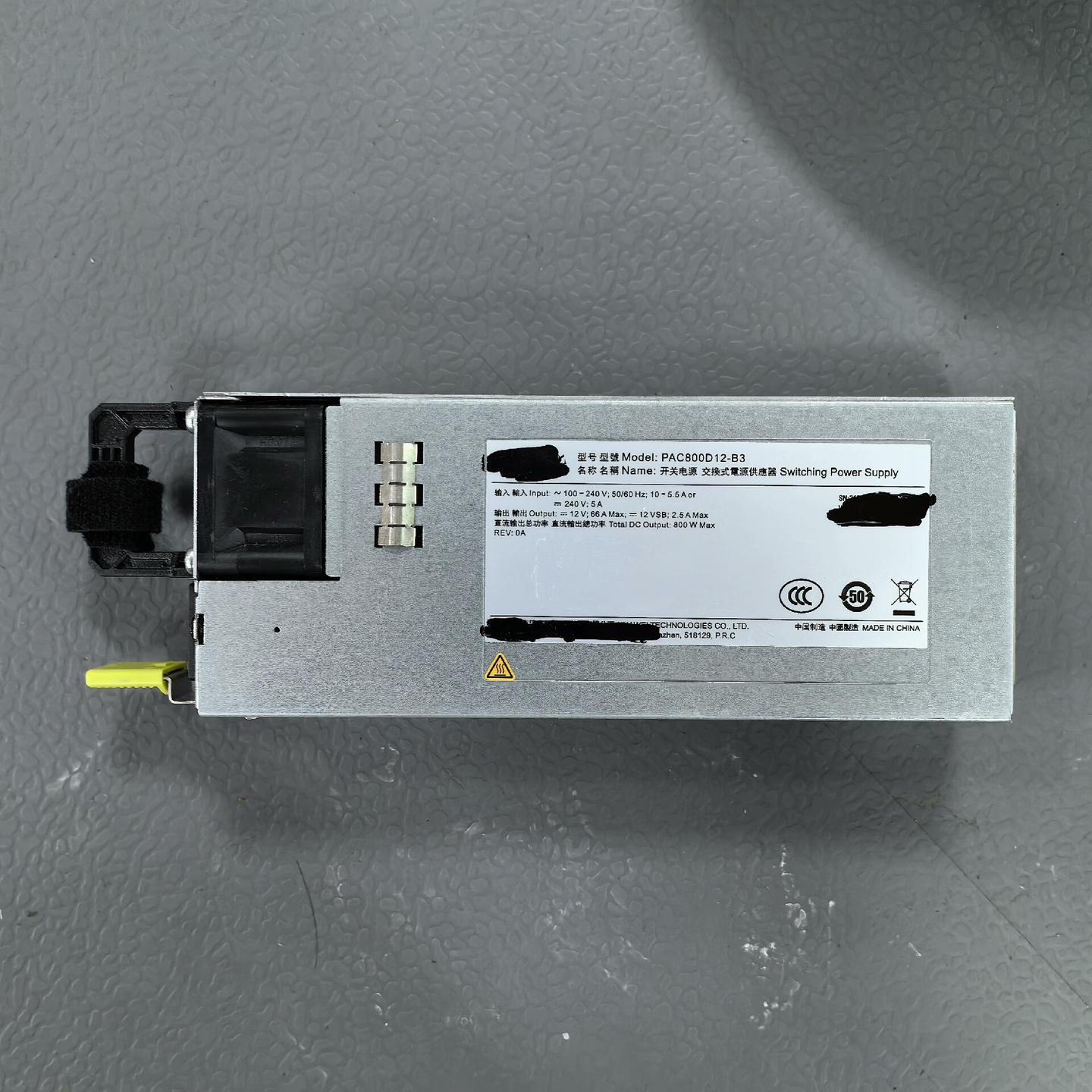 PAC800D12-B3 02313FYV 800瓦冗余