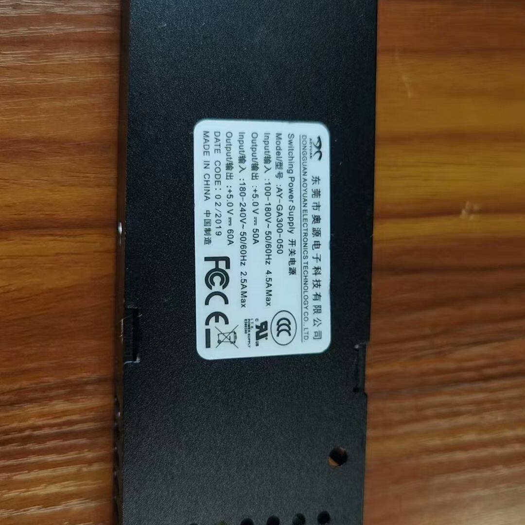 奥源AY-GA300-050开关电源 5V 50A 输入10