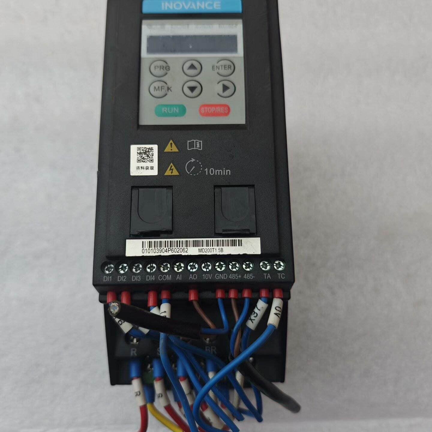 汇川变频器MD200T1.5B 1.5KW、380V  实物