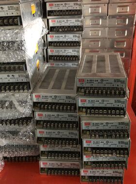 明纬电源200Ｗ24Ｖ8.3A S-201-24：30台