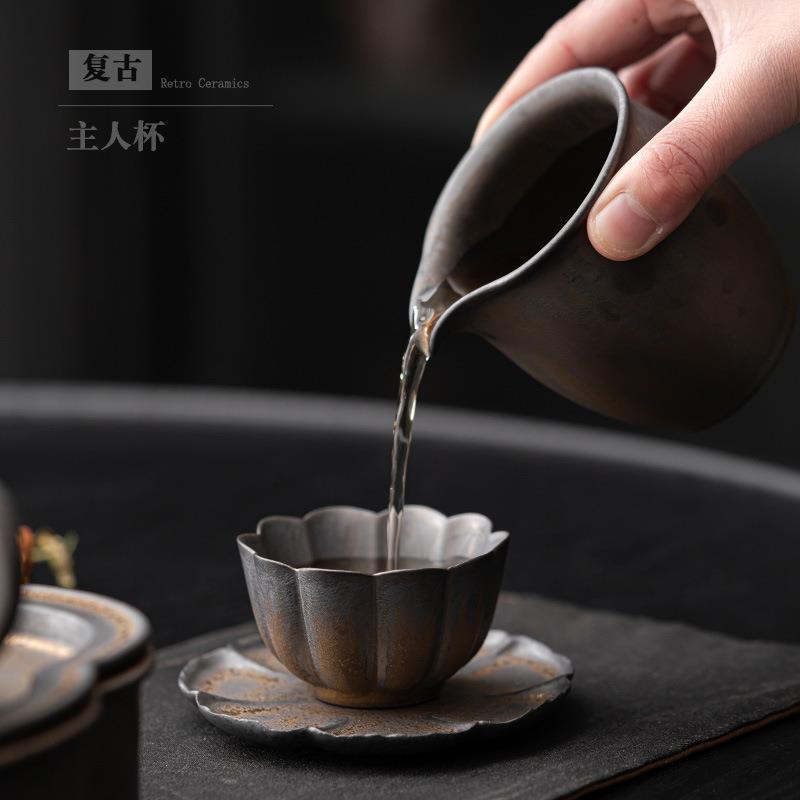 新款直销中式茶碗单杯家用复古功夫茶具单个泡茶杯喝茶杯子主人杯