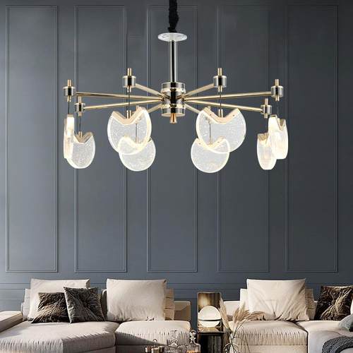 新款直销客厅吊灯简约现代个性吸吊两用餐厅灯新款轻奢卧室LED吊