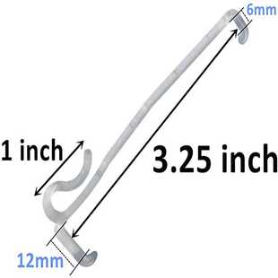 新款直销跨境3.5inch 饰片夹20片 百叶窗固定夹 百叶帘定位夹百叶